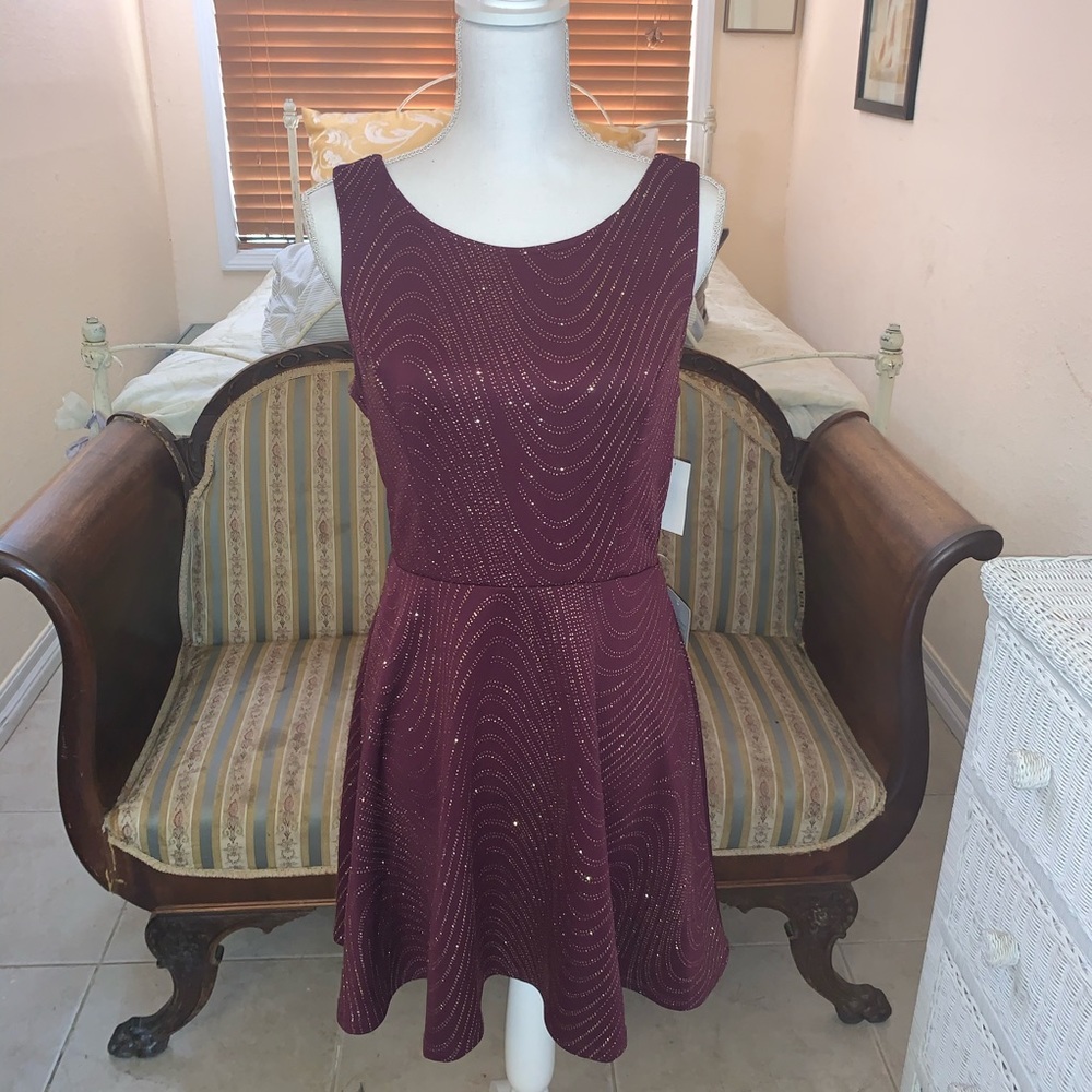 Bailey Blue Cocktail Dress- Size Large